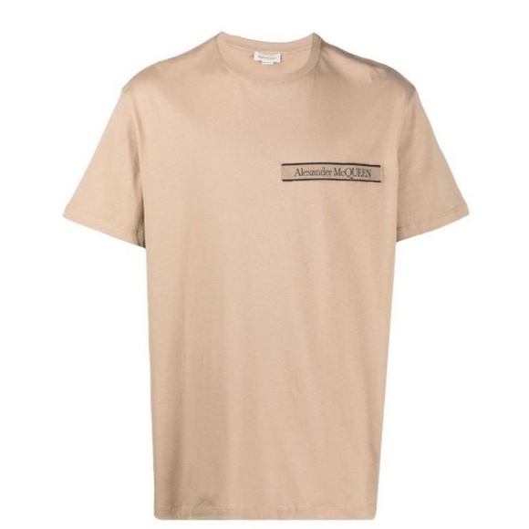 Alexander McQueen logo patch short-sleeve T-shirt Size 2XL - Picture 1 of 9